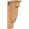 Ekena Millwork Alpine Smooth Corbel w/Backplate, Western Red Cedar, 5 1/2"W x 10"D x 22"H COR06X10X22ALP01SWR - alternate 1